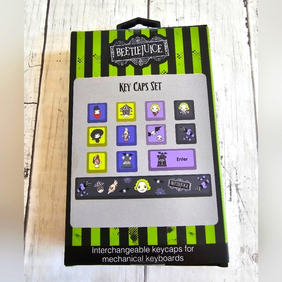 Beetlejuice Computer Key Caps Set for Mechanical Keyboards Interchangeable - Picture 5 of 6